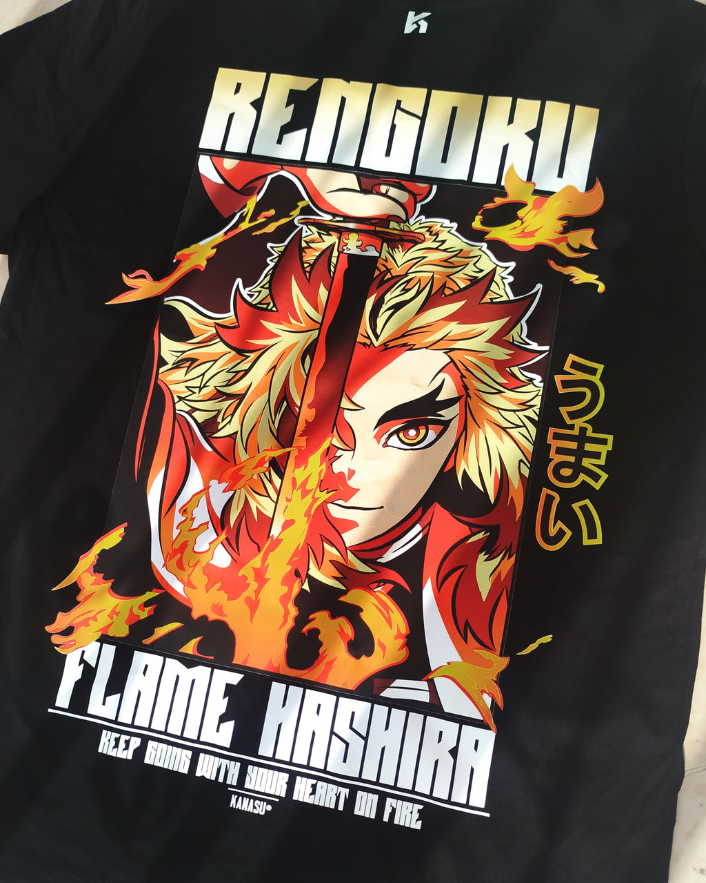 Camiseta RENGOKU // FLAME HASHIRA | KIMETSU NO YAIBA