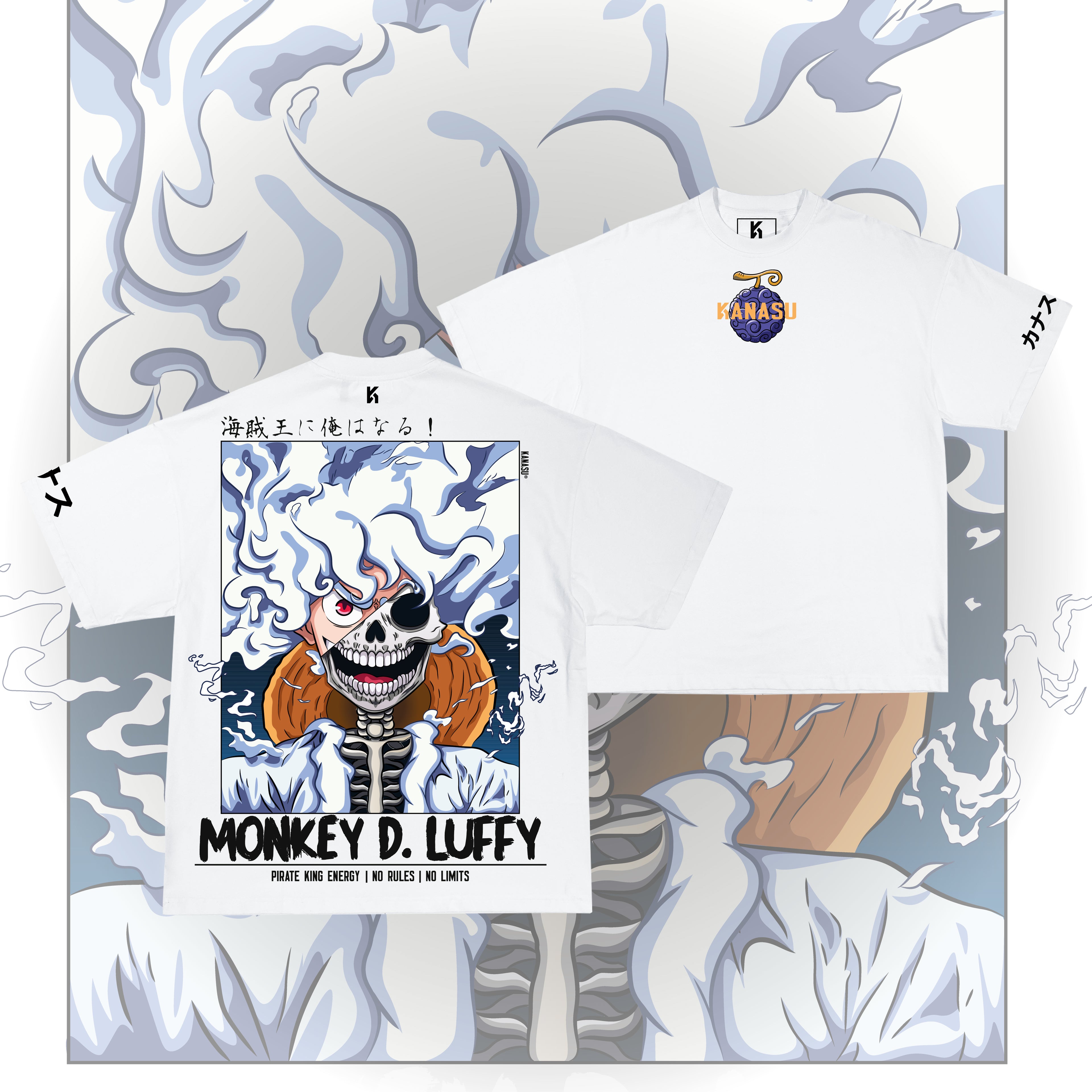 Camiseta Monkey D. Luffy // Gear 5: Pirate King Energy | One Piece