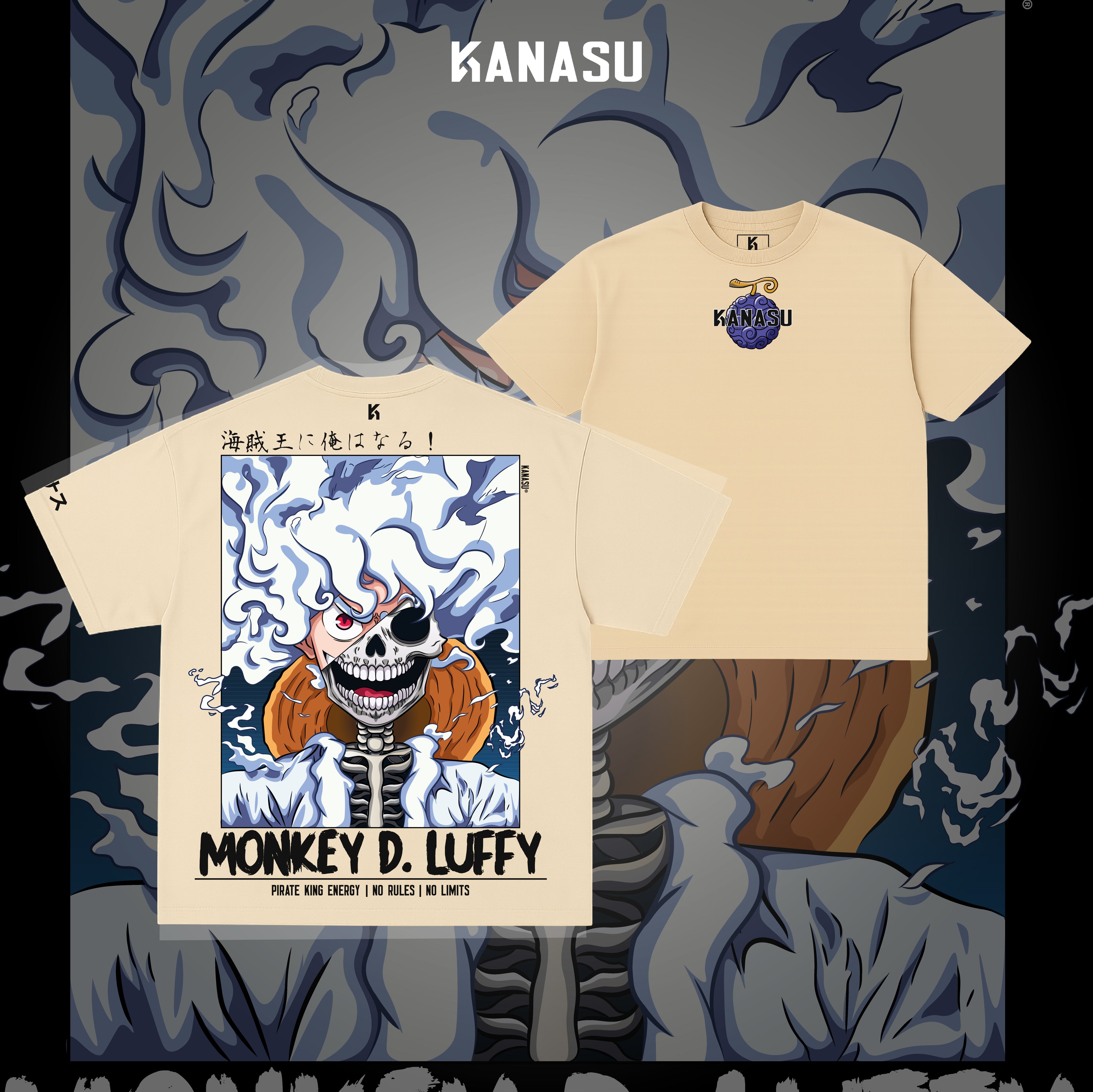 Camiseta Monkey D. Luffy // Gear 5: Pirate King Energy | One Piece