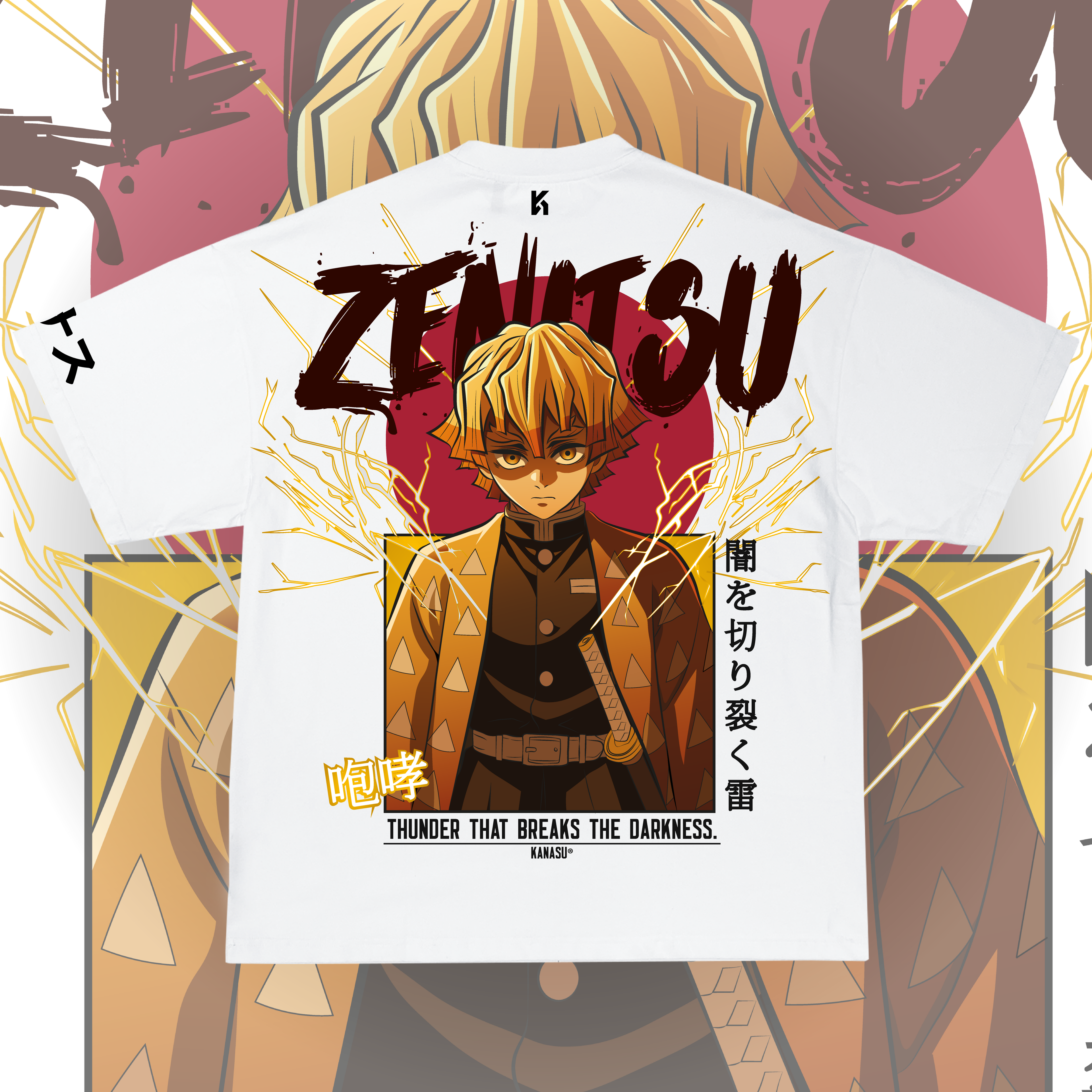 Camiseta ZENITSU // THUNDER BREATHING | KIMETSU NO YAIBA