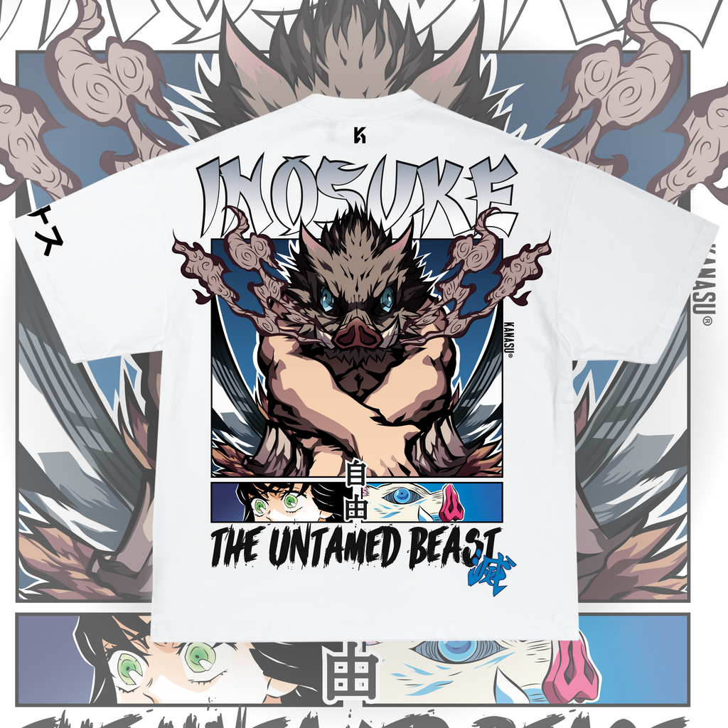 Camiseta INOSUKE // THE UNTAMED BEAST | KIMETSU NO YAIBA