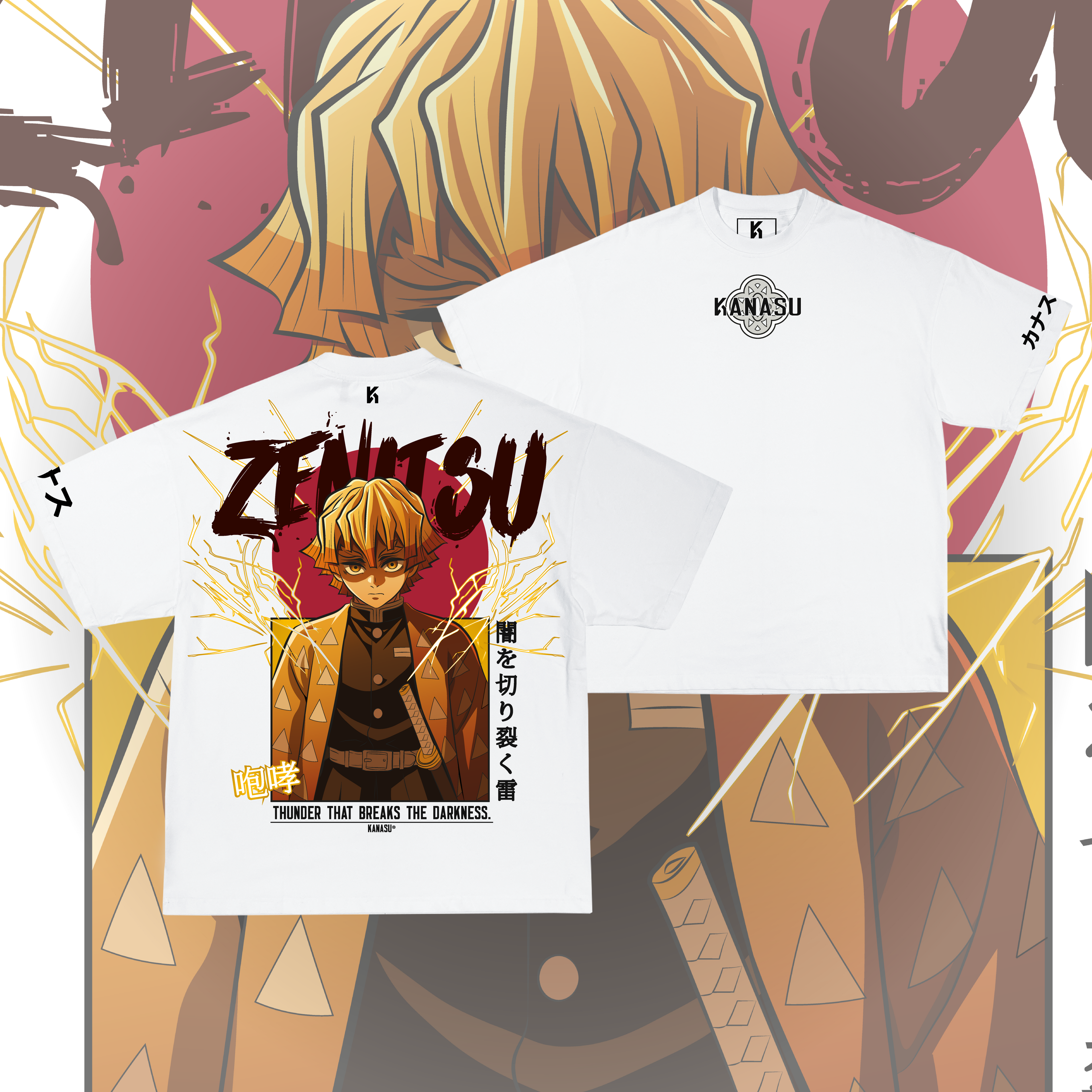 Camiseta ZENITSU // THUNDER BREATHING | KIMETSU NO YAIBA