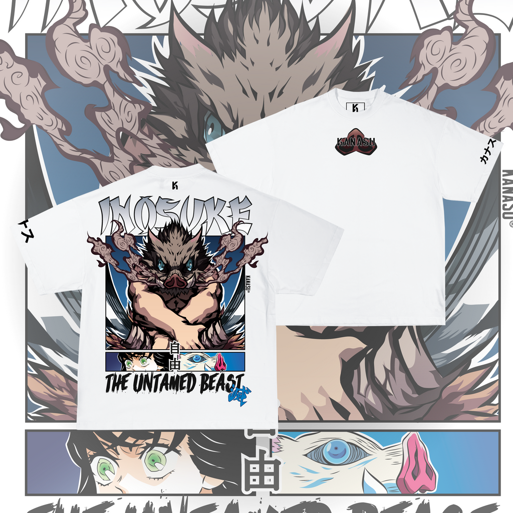 Camiseta INOSUKE // THE UNTAMED BEAST | KIMETSU NO YAIBA