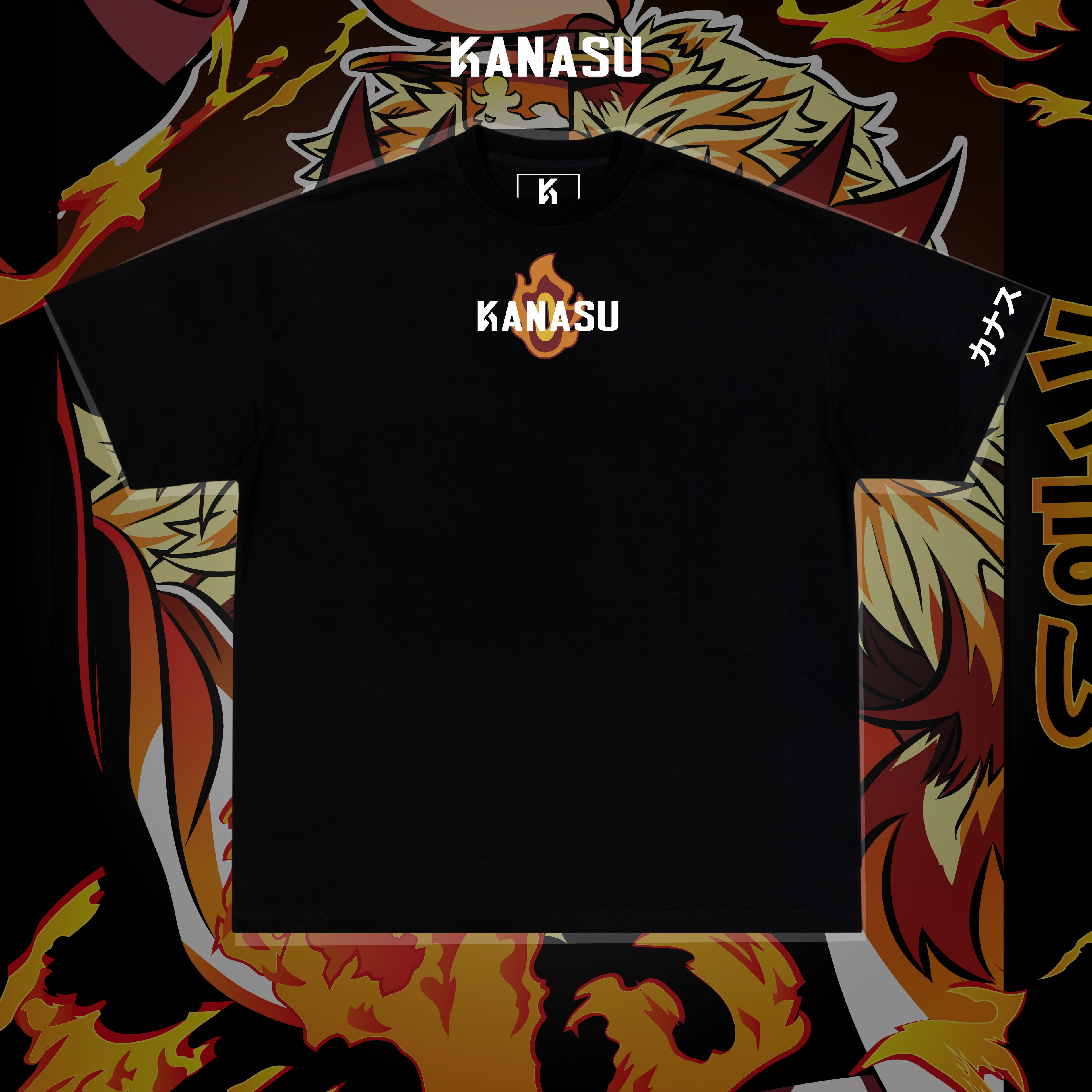 Camiseta RENGOKU // FLAME HASHIRA | KIMETSU NO YAIBA