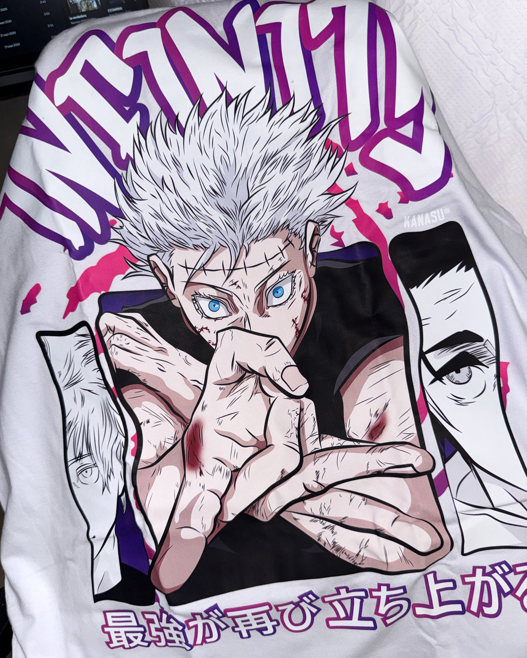 Camiseta YUTA OKKOTSU: El HEREDERO del INFINITO (Cuerpo de Gojo) | JUJUTSU KAISEN