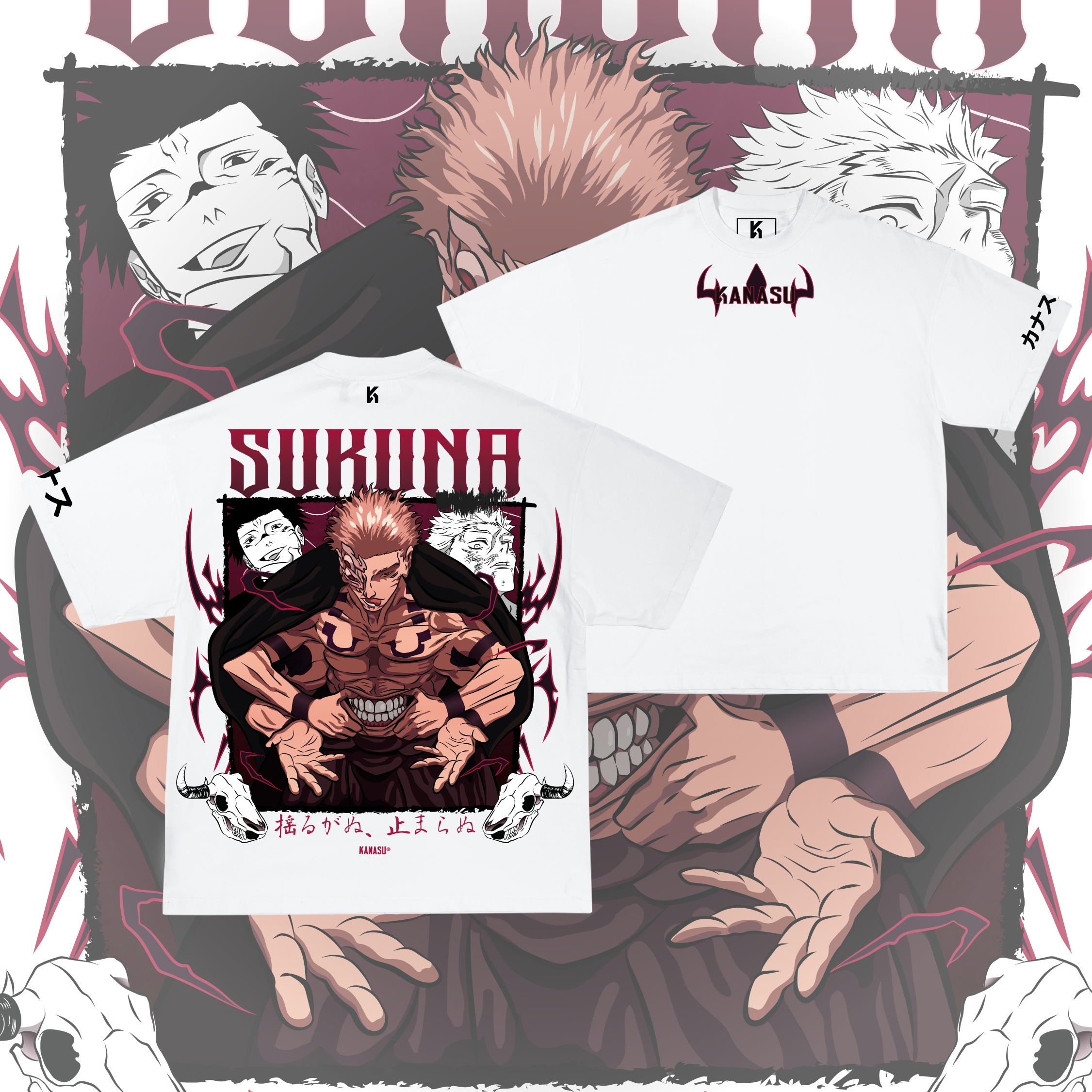 Camiseta SUKUNA: RYOMEN KING of CURSES | JUJUTSU KAISEN