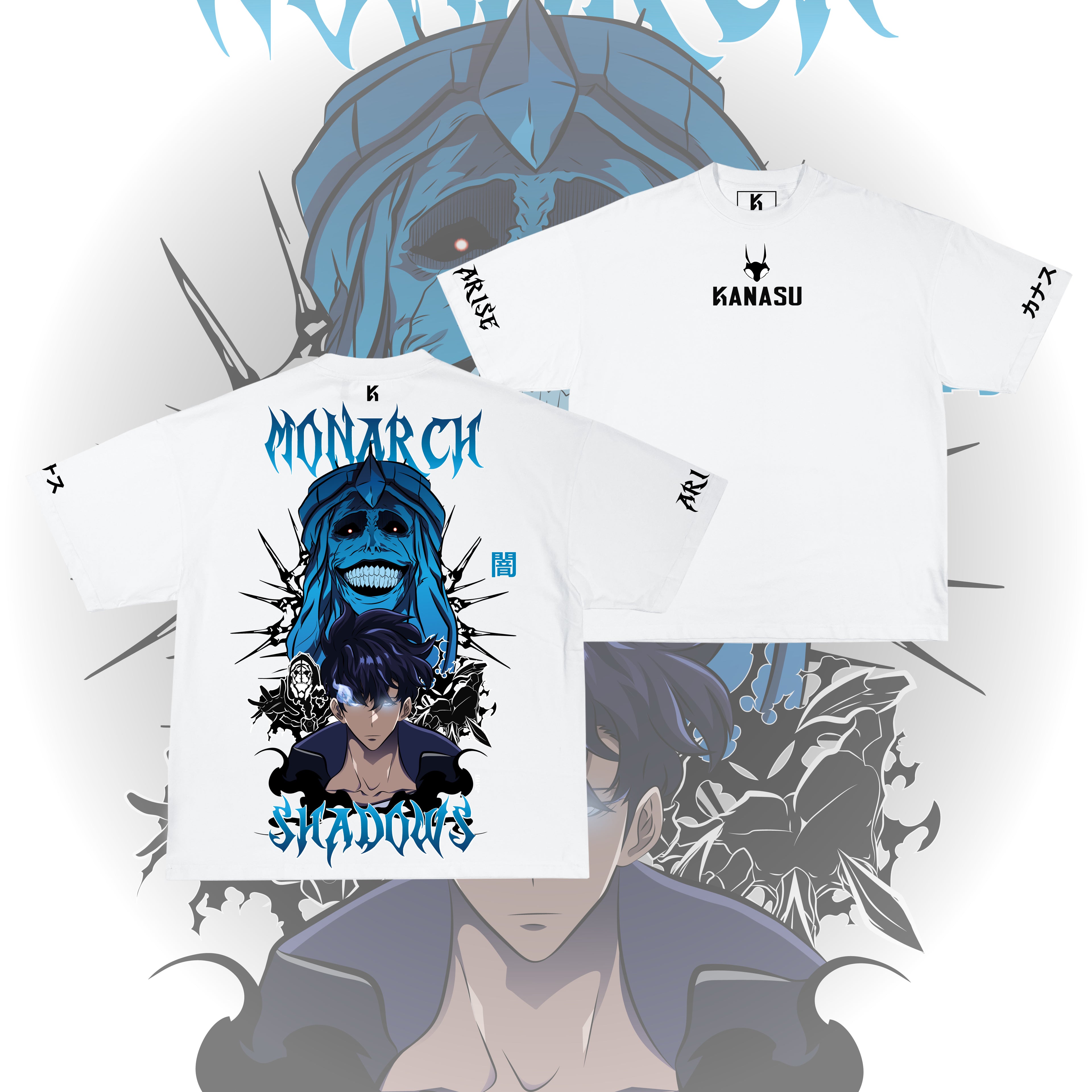 Camiseta SUNG JIN-WOO: MONARCH of SHADOWS / ARISE | SOLO LEVELING